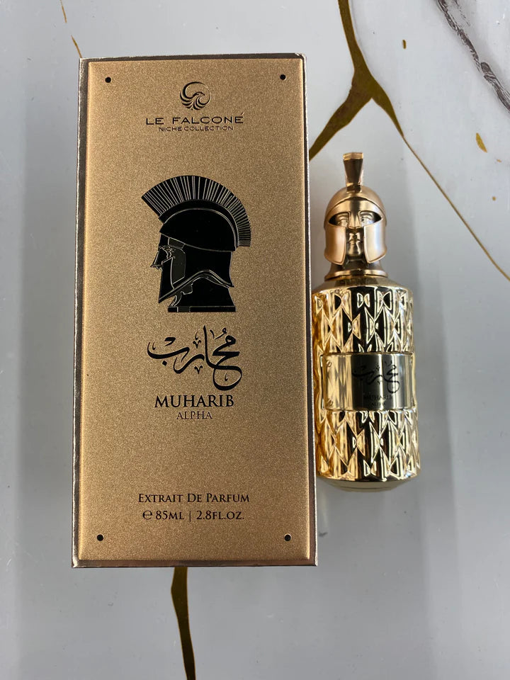 Muharib Alpha By Le Falcone -Niche Collection- Extrait De Parfum 85 ML (2.8 FL OZ) Men