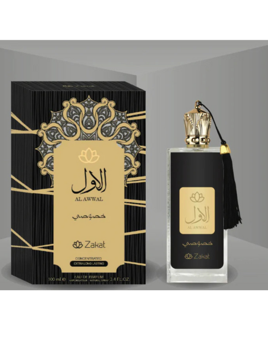 Unisex Al Awwal Khususi Eau De Parfum By Zakat 3.4 FL OZ