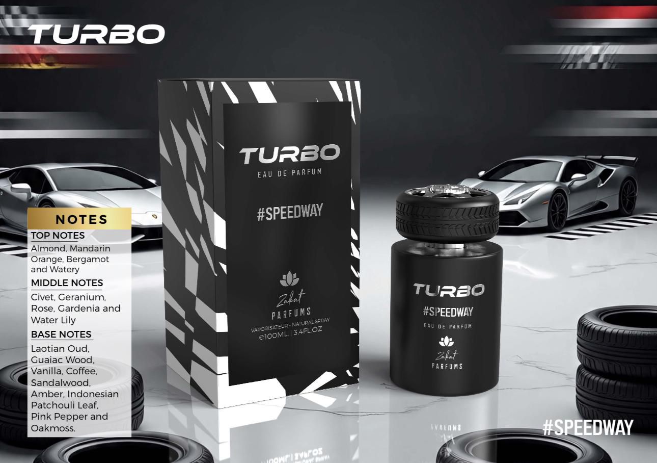 TURBO SPEEDWAY BY ZAKAT EAU DE PARFUM 100ML (3.4 FL OZ) FOR MEN