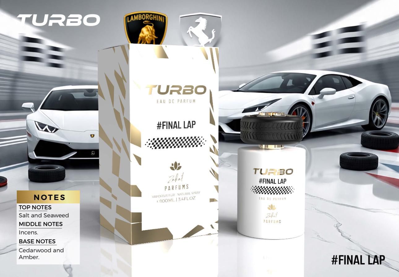 TURBO FINAL LAP BY ZAKAT EAU DE PARFUM 100ML (3.4 FL OZ) FOR MEN
