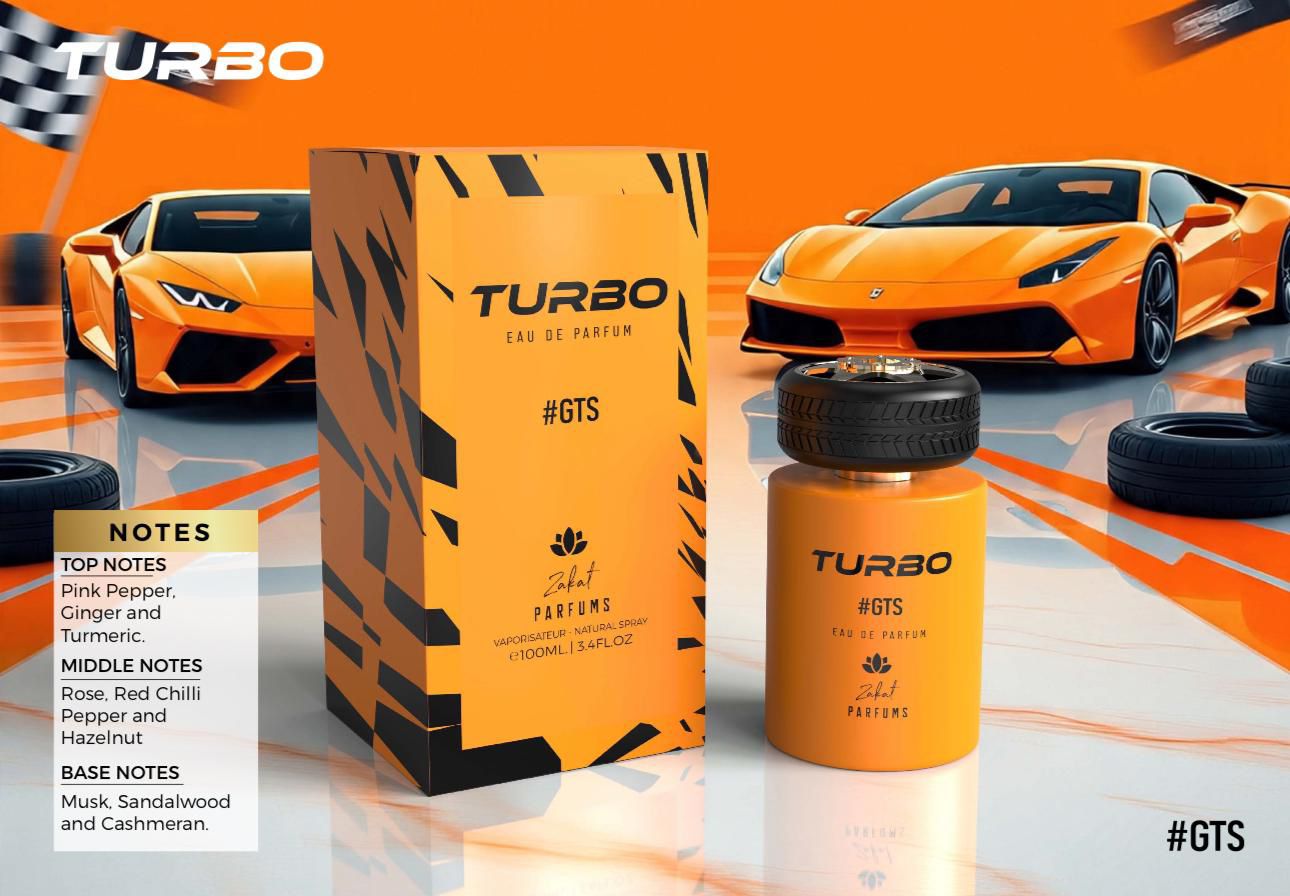TURBO GTS BY ZAKAT EAU DE PARFUM 100ML (3.4 FL OZ) FOR MEN