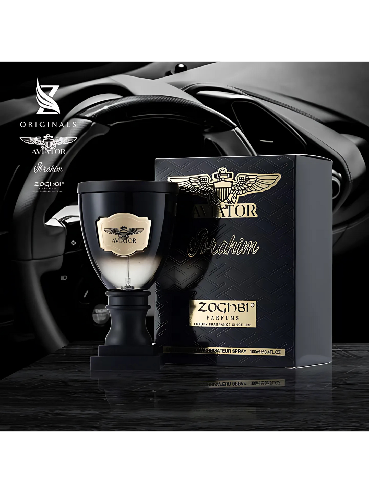 Aviator Ibrahim By Zoghbi Parfums Eau De Parfum 3.4 FL OZ Men