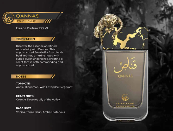 Qannas By Le Falcone Eau De Parfum 90 ML (3.0 FL OZ) Men
