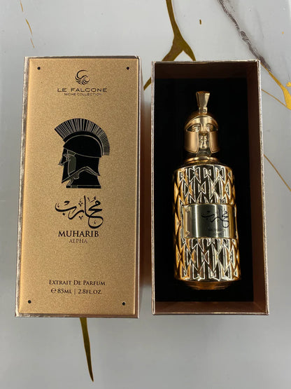Muharib Alpha By Le Falcone -Niche Collection- Extrait De Parfum 85 ML (2.8 FL OZ) Men