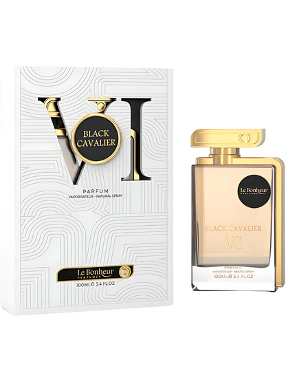 Black Cavalier VI By Le Bonheur Eau De Parfum 3.4 FL OZ Unisex