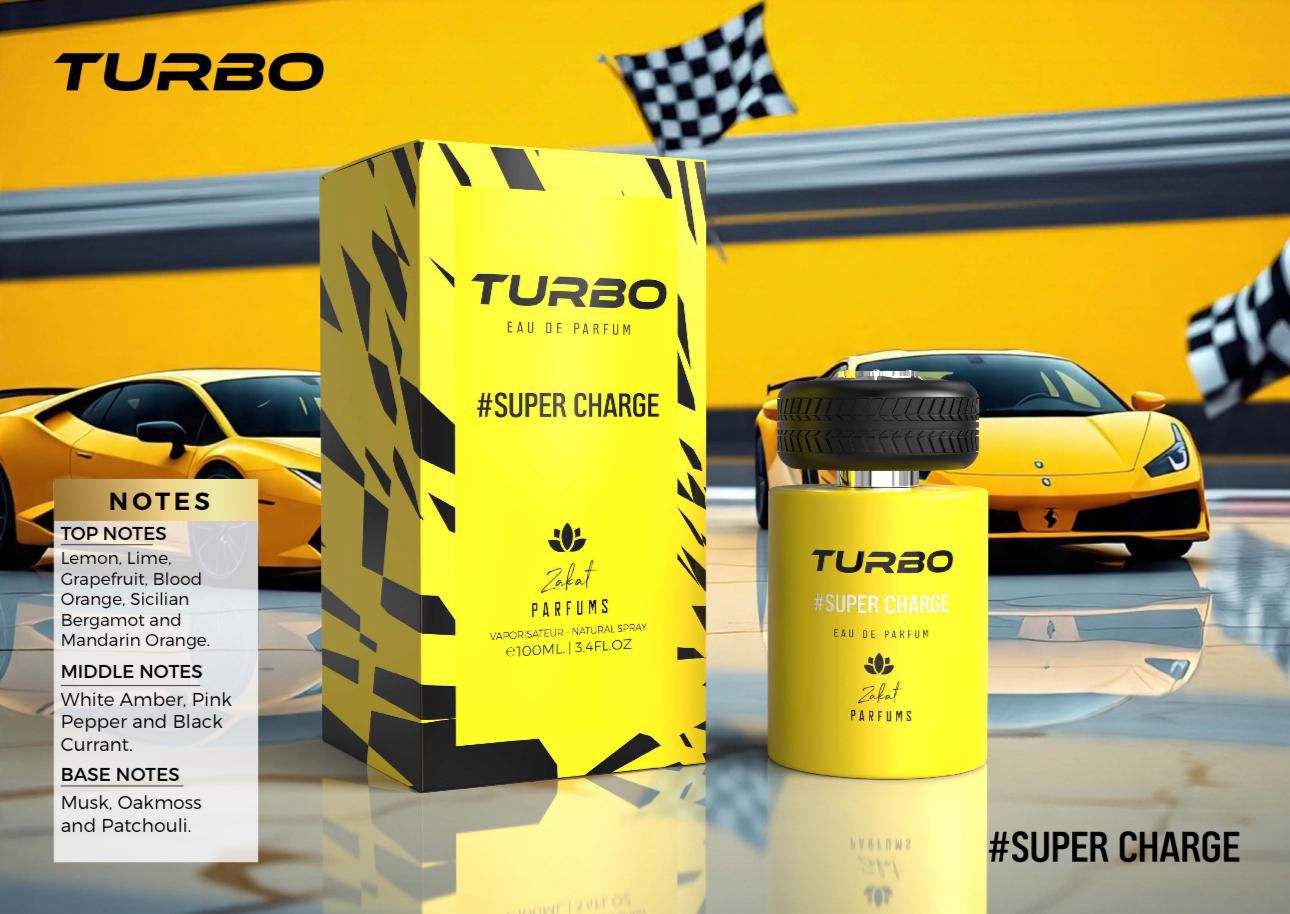 TURBO SUPER CHARGE BY ZAKAT EAU DE PARFUM 100ML (3.4 FL OZ) FOR MEN