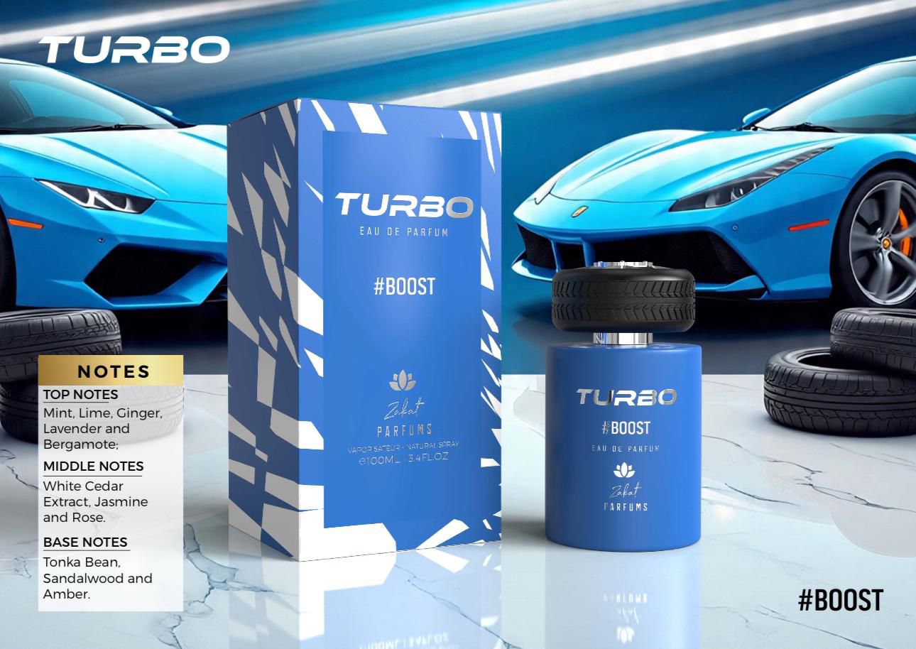 TURBO BOOST BY ZAKAT EAU DE PARFUM 100ML (3.4 FL OZ) FOR MEN