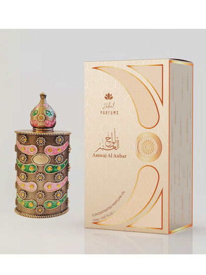 Amwaj Al Anbar By Zakat Pure Concentrated Oil 20ml For Men
