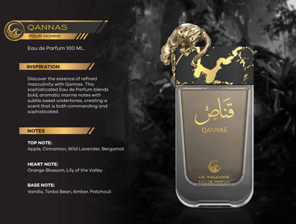 Qannas By Le Falcone Eau De Parfum 90 ML (3.0 FL OZ) Men